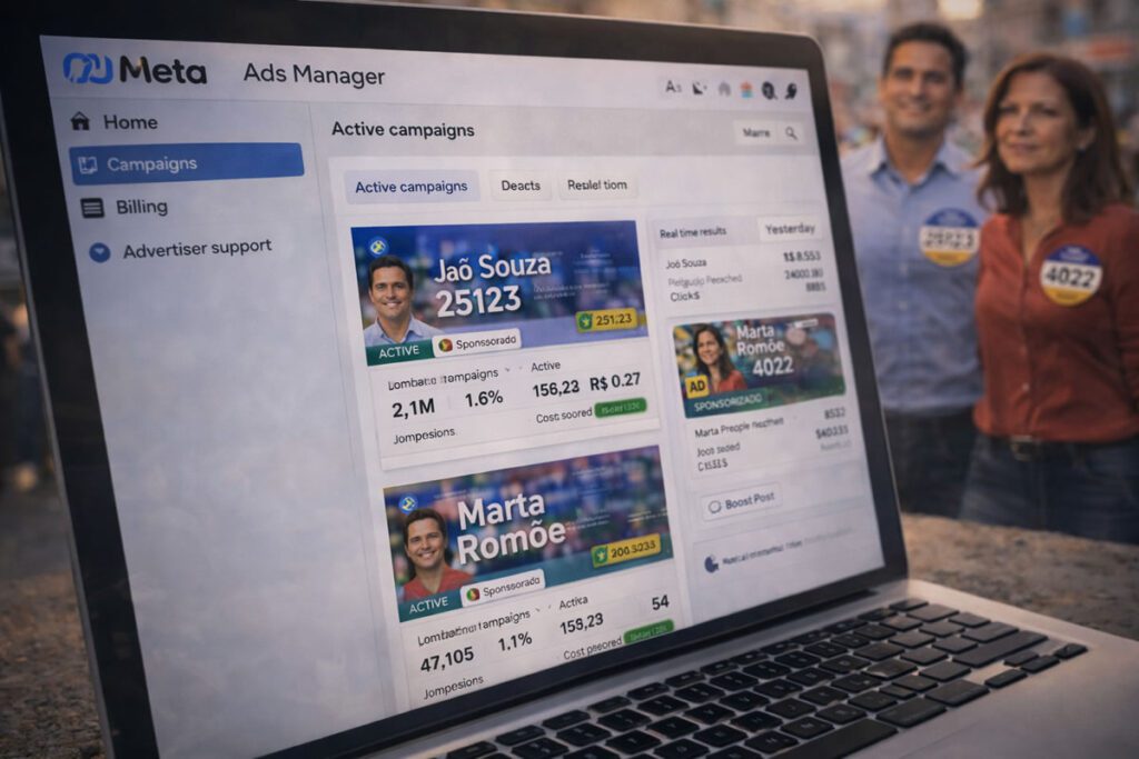 Tráfego pago na política: como ele decide quem brilha?